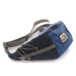 macpac ウエストバッグ ボディバッグ ロゴ ナイロン 鞄 青 ブルー 紺 ネイビー