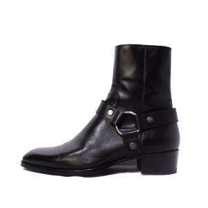 SAINT LAURENT PARIS Classic Wyatt Harness Ring Boot レザー 41