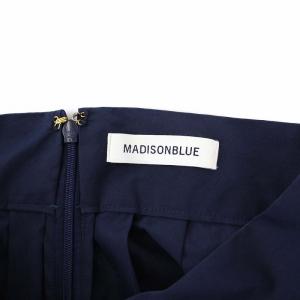 MADISONBLUE TUCK VOLUME SKIRT タックボリュームスカート ロング フレア 01 S 紺 ネイビー