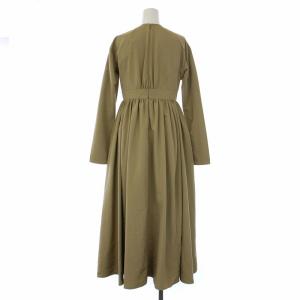 CLANE 21AW ANTIQUE VOLUME FLARE ONE PIECE アンティーク ボリューム フレアワンピース ロング