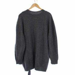 DIET BUTCHER 18AW ニット セーター 長袖 クルーネック カシミヤ混 2 M グレー