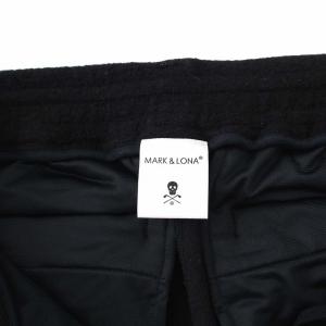 MARK&LONA MARK&LONA Espoirwoolpants golf or die パンツ スラックス ウール混 48 M 黒 ブラック