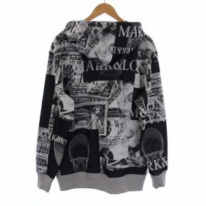 MARK&LONA Telekinesis HD knit パーカー ニット スカル 48 グレー