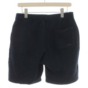 LOOPWHEELER BEAMS+ ショートパンツ ハーフパンツ スウェット ワンポイント L 紺 ネイビー