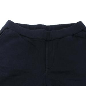 LOOPWHEELER BEAMS+ ショートパンツ ハーフパンツ スウェット ワンポイント L 紺 ネイビー