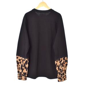 sacai 22SS Leopard Print L/S T-Shirt 1 黒
