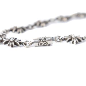 CHROME HEARTS TINY E CH クロス ブレスレット 925 シルバー