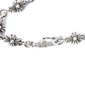 CHROME HEARTS TINY E CH クロス ブレスレット 925 シルバー