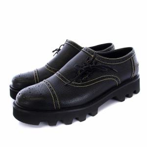 ドレスシューズ レースアップシューズ レザー 9 黒 X4C455