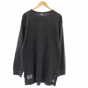 WTAPS DESIGN LS SPEC ロンT Tシャツ カットソー 長袖 ロゴプリント 04 XL グレー 181ATDT-CSM15