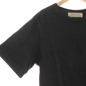 REMI RELIEF Tシャツ カットソー 半袖 ヴィンテージ加工 L チャコールグレー