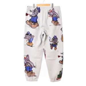 Supreme 22FW Elephant Sweatpant イージー アニマル プリント L グレー