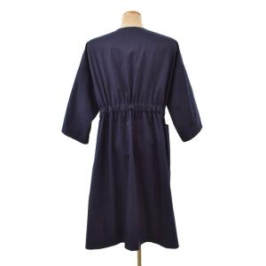 Drawer 21SS 6525-299-0678 ムソウビッグポケットコート ノーカラー 38 ネイビー