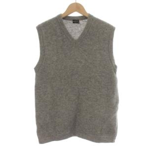 ベスト プルオーバー ウール M グレー
