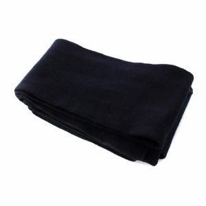 SAINT LAURENT PARIS ニットマフラー ロング 黒 ブラック