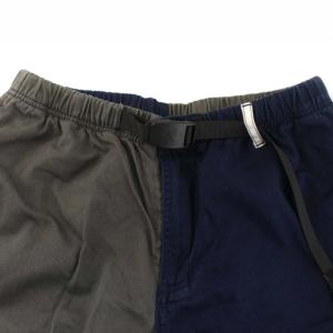GRAMiCCi ビームス BEAMS クライミングパンツ ショート ハーフ バイカラー アウトドア M 紺 ネイビー グレー