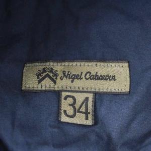 Nigel Cabourn 8036-00-50006 カーゴパンツ ワイド 34 ネイビー