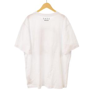 sacai 21SS SADE Tシャツ クルーネック プリント 5 白 21-0227S