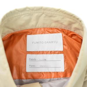 FUMITO GANRYU フミト FUMITO Padded L/S shirt シャツ ジャケット ベージュ