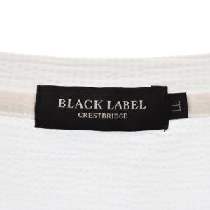 BLACK LABEL CRESTBRIDGE Tシャツ カットソー 半袖 クルーネック LL 白 ホワイト