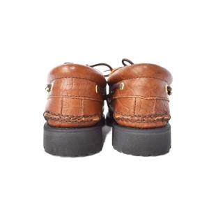 Timberland Supreme 16AW 3EYE Classic Lug Shoe モカシン クロコ型押し