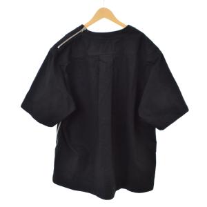 sacai Denim Check Pullover Tシャツ 2 黒 20-02266M