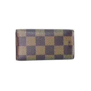 LOUIS VUITTON ダミエ ミュルティクレ4 4連キーケース 茶 ブラウン N62631