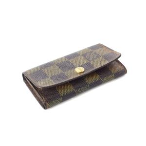 LOUIS VUITTON ダミエ ミュルティクレ4 4連キーケース 茶 ブラウン N62631