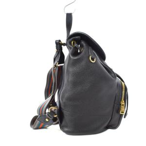 PRADA ヴィッテロ ダイノ リュックサック デイパック バックパック レザー ブラック 1BZ035