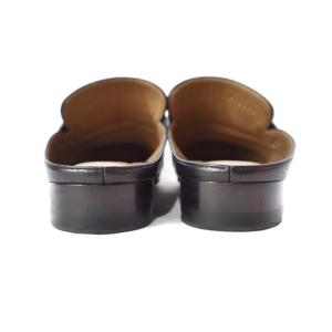 HERMES リヴォリ コンスタンス ミュール サンダル ローファー ラウンドトゥ レザー 38 ブラック