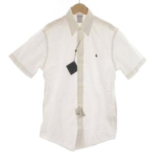 Brooks Brothers タグ付き ワイシャツ ドレスシャツ ボタンダウン BD ロゴ ワンポイント 刺繍 半袖 S 白 ホワイト
