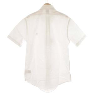Brooks Brothers タグ付き ワイシャツ ドレスシャツ ボタンダウン BD ロゴ ワンポイント 刺繍 半袖 S 白 ホワイト