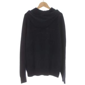 Brooks Brothers タグ付き ニット パーカー ライン ボーダー ウール S 紺 ネイビー