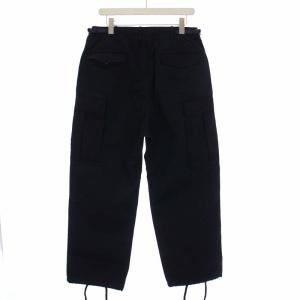 nanamica Cargo Pants カーゴパンツ ワイド 格子柄 チェック W32 黒 ブラック SUCS200