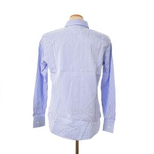 POLO RALPH LAUREN 長袖シャツ クラシックフィット ストライプ ワンポイント ロゴ 8 水色 スカイブルー 211784161026