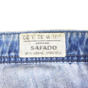 DIESEL SAFAD ストレートスキニージーンズ デニムパンツ W31 青 ブルー インディゴ