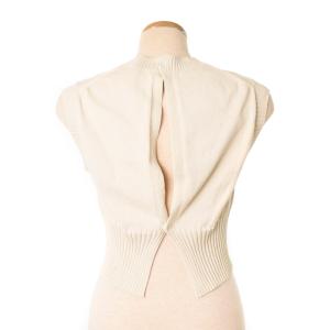 AURALEE COTTON DRY KNIT VEST 1 アイボリー A22SV01AD