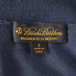 Brooks Brothers ニット セーター 長袖 タートルネック メリノウール S 青 ブルー