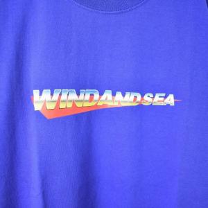 WIND AND SEA COUNTER STOP TEE Tシャツ 半袖 L ブルー 青 WDS-CS-300