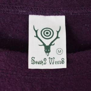 South2 West8 スウェット フリース プルオーバー M 紫 パープル HM855