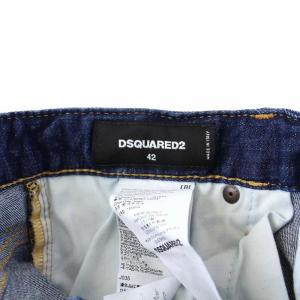 DSQUARED2 19SS COOL GUY JEAN デニムパンツ ペイント ダメージ加工 42 ブルー