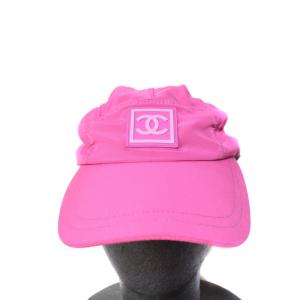 CHANEL スポーツライン キャップ ココマーク ロゴ 帽子 S ピンク