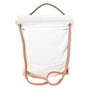 HERMES アリーヌ PM トワルシェブロン Y刻印 リュックサック デイパック ナップサック ベージュ