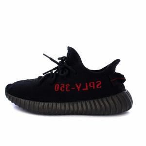Yeezy Boost 350 V2 Black Red イージーブースト 350 V2 ブラック レッド スニーカー US7