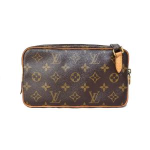 LOUIS VUITTON M51828 ポシェット ショルダーバッグ マルリーバンドリエール モノグラム ブラウン