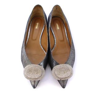 PIPPICHIC PP18 Flut Pumps with NEW JEWERLY ジュエリー フラットシューズ パンプス ポインテッドトゥ