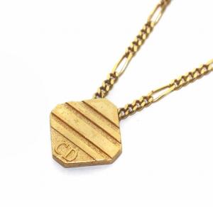 ネックレス ペンダント ロゴ アクセサリー ジュエリー ゴールド