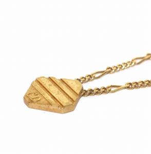 Christian Dior ネックレス ペンダント ロゴ アクセサリー ジュエリー ゴールド
