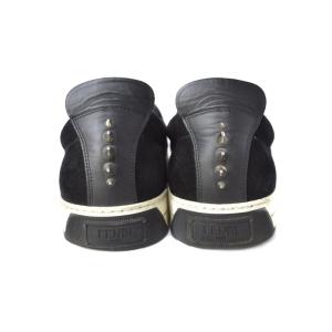 FENDI モンスターバグズアイ スリッポン シューズ スエード 7 黒 ブラック 7E0904