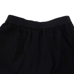 YVES SAINT LAURENT イージーパンツ ニット スラックス ウール 9号 黒 ブラック